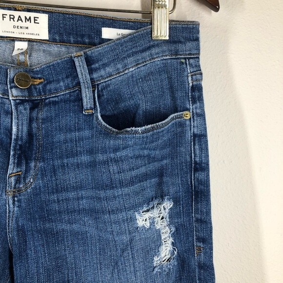 FRAME Denim Le Garcon Boyfriend Fit Jeans Brooks Wash 26 - Picture 3 of 10